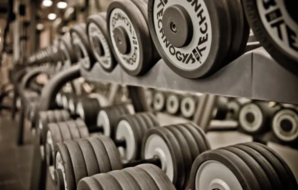 Гантели, Fitness, Gym