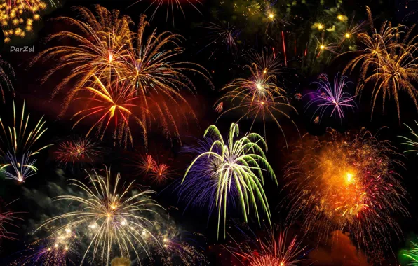 Праздник, салют, фейерверк