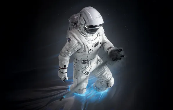 Space, Astronaut, Space exploration, Deep space, Dark background, Dark aesthetic, Space artwork, Space dust