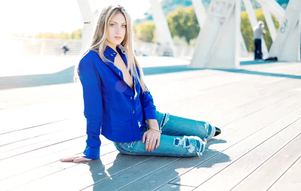 Картинка взгляд, девушка, улица