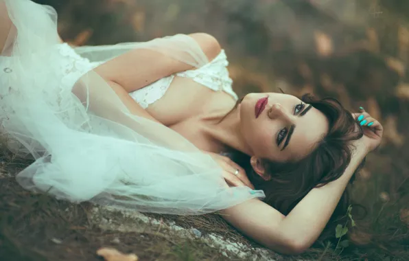 Взгляд, девушка, лицо, модель, макияж, красивая, Jayma javier