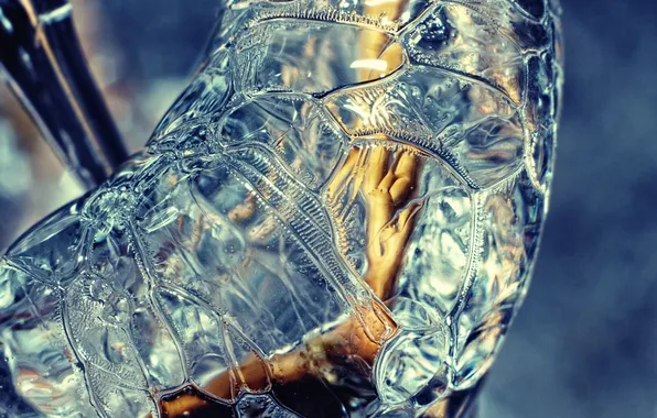 Лед, текстура, ice macro