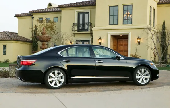 Машина, авто, lexus, седан, лексус, гибрид, лонг, лс600