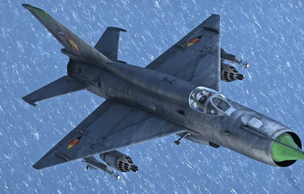СССР, МиГ-21МФ, ОКБ МиГ, Фронтовой истребитель, ВВС ГДР