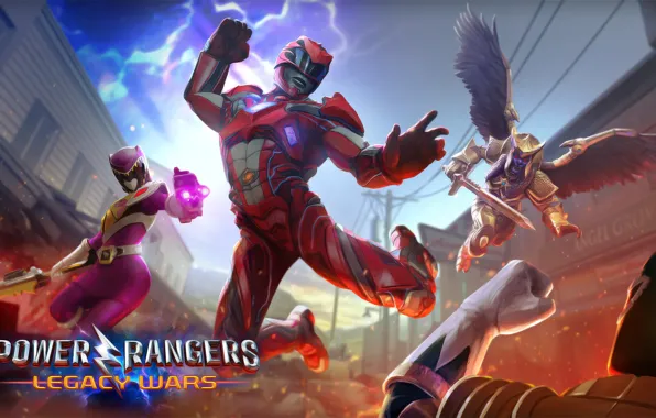 Game, hero, suit, Power Rangers, yuusha, Power Rangers: Legacy Wars