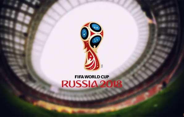Картинка Спорт, Лого, Футбол, Логотип, Россия, 2018, Стадион, Luzhniki