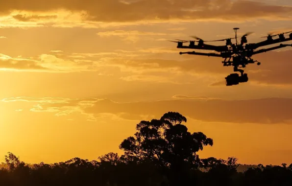 Sky, landscape, cloud, beautiful, drone, kumo, DJI Spreading Wings S1000 Plus, octocopter