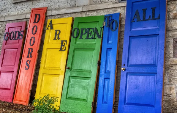 Austin, Guadalupe, God's Doors Are Open To All, University United Methodist Church