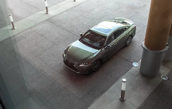 Вид сверху, 300h, Lexus ES, 2019