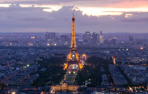 Картинка Франция, Париж, башня, Эйфелева, Дефанс