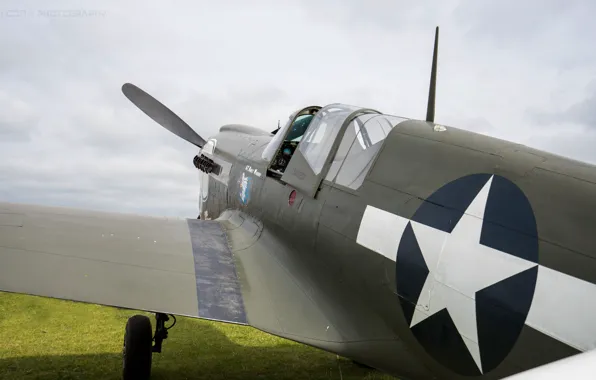 USA, P-40, Plane, Fuselage