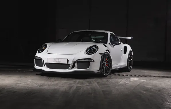 Картинка 911, Porsche, белая, порше, GT3, TechArt