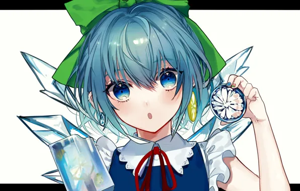 Мороженое, девочка, Touhou, Тохо, Тоухоу