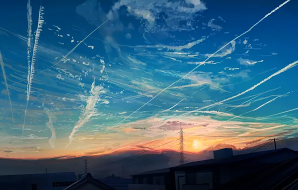 Солнце, закат, Горо