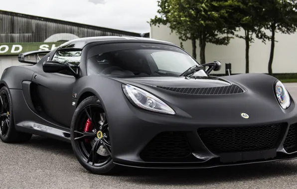 Lotus, carbon, Elise, чёрный спорткар