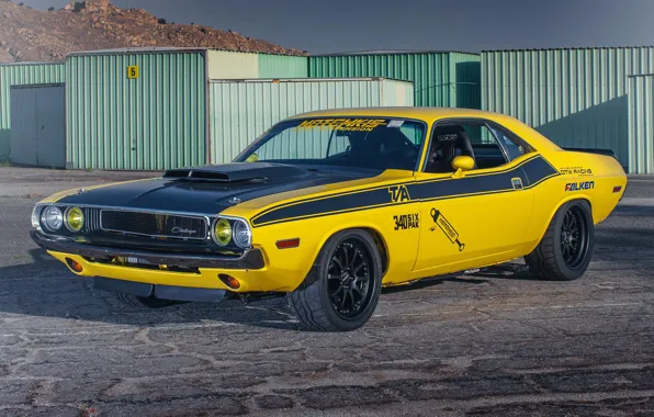 Картинка Dodge, Challenger, Forgeline, ZX3R Wheels, '70