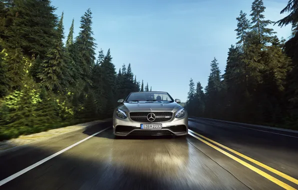 Mercedes-Benz, Авто, Дорога, Машина, Серый, Mercedes, Car, Render