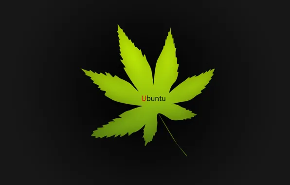 Картинка green, ubuntu