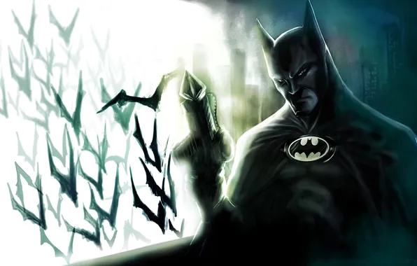 Картинка Batman, art, DC Comics, Bruce Wayne