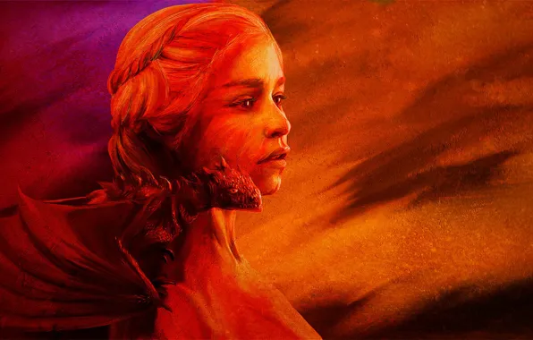 Dragon, art, Game of Thrones, Daenerys Targaryen, Ice and Fire