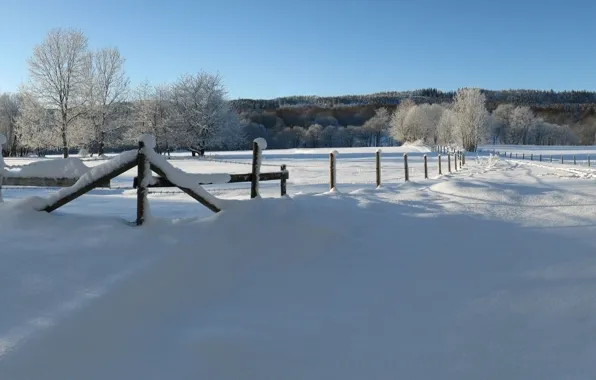 Картинка зима, снег, December