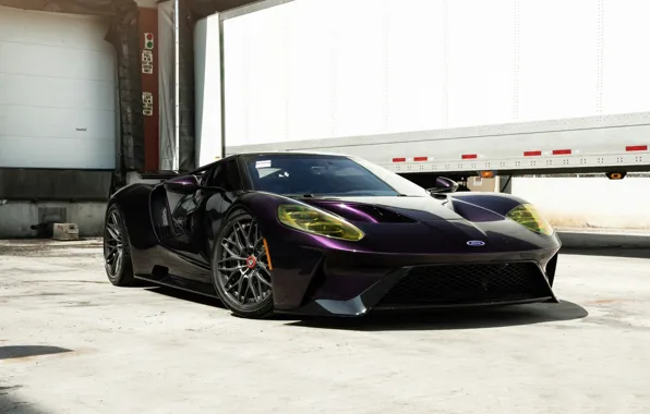Ford, Ford GT, Purple, Trailer, Sportcar