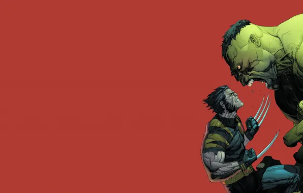 Росомаха, Логан, Комикс, Когти, Халк, Hulk, Wolverine, Logan