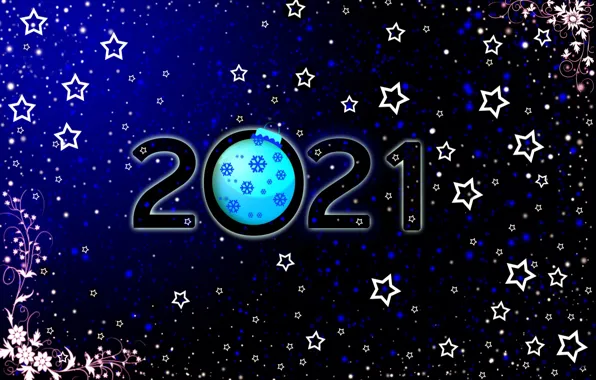 Фон, цифры, Праздник, ремейк, год, 2021
