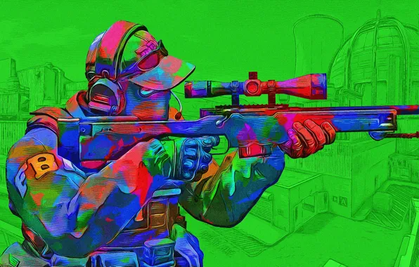 Green, toxic, 'CS:GO'