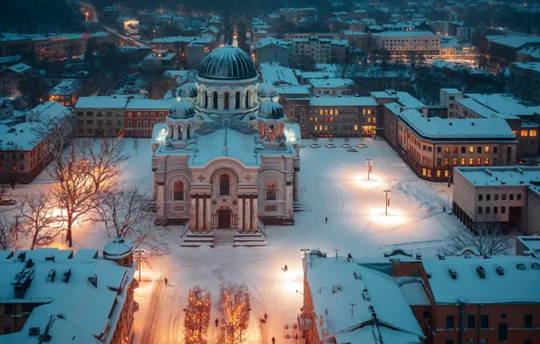 Ночь, Lietuva, Kaunas