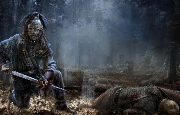 Total War, wood, background, video games, Total War: Rome 2, dead legionnaires, Pict warrior, Rome …