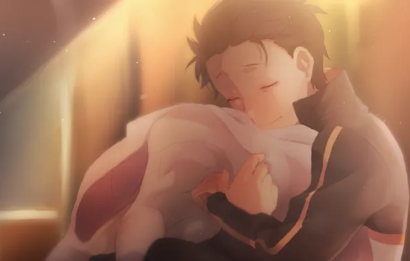 Парень, anime, art, Subaru Natsuki, Re: Zero kara Hajimeru Isekai Seikatsu