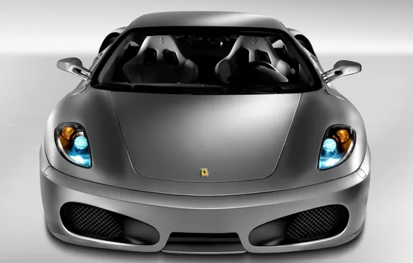 Феррари, F430, Ferrari, Фары, Car, Автомобиль, Wallpapers, Обоя