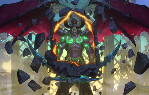 Меч, демон, Hearthstone: Heroes of Warcraft, осколки камней, Хартстоун: Герои Варкрафта