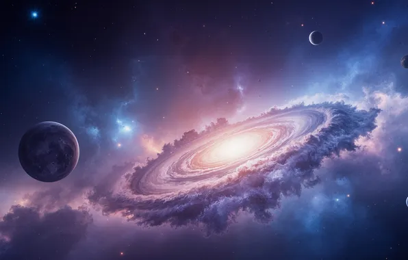 Space, stars, planets, galaxies, universes