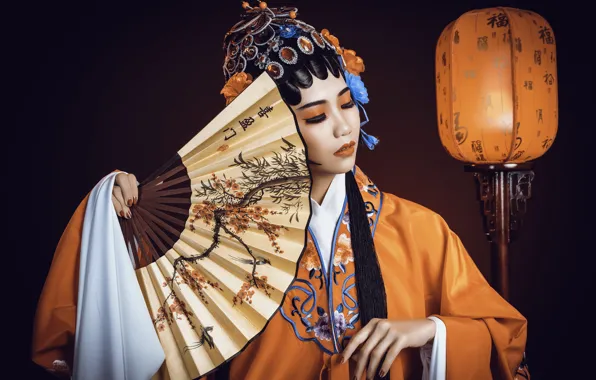 Девушка, стиль, азиатка