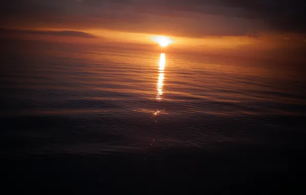 Море, солнце, закат