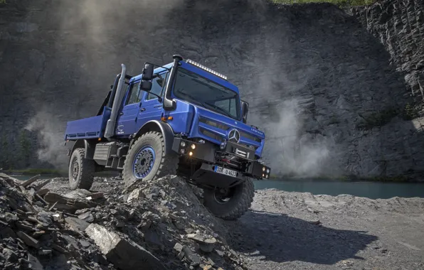 Картинка Mercedes-Benz, Грузовик, Многоцелевой грузовик, Mercedes-Benz Unimog, Multi-purpose truck