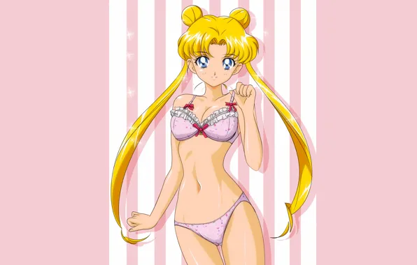 Girl, sexy, lingerie, bra, panties, boobs, anime, beautiful
