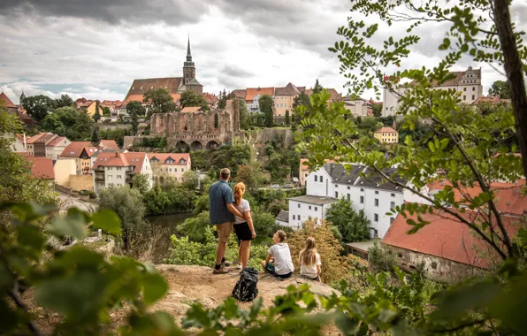 Картинка Дома, Германия, Люди, Germany, Саксония, Saxony, Bautzen, Баутцен