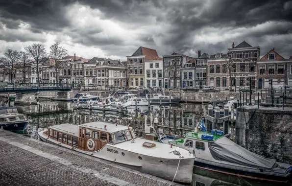 Holland, boat, Gorinchem