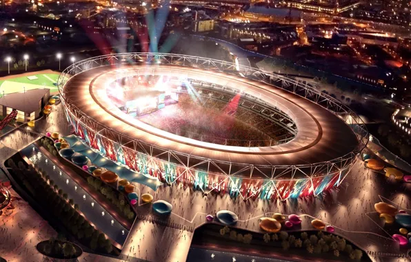 Картинка стадион, Олимпийский, в Лондоне 2012
