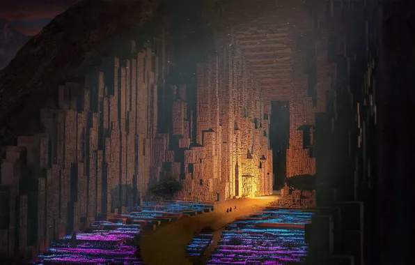 Road, cave, neom, saudi arabia, taller de arquitectura, utamo