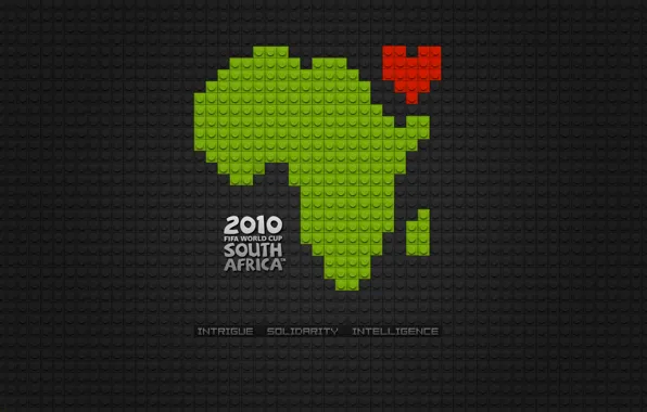 Футбол, африка, 2010, конструктор, ЮАР, континент, ЧМПФ, лего