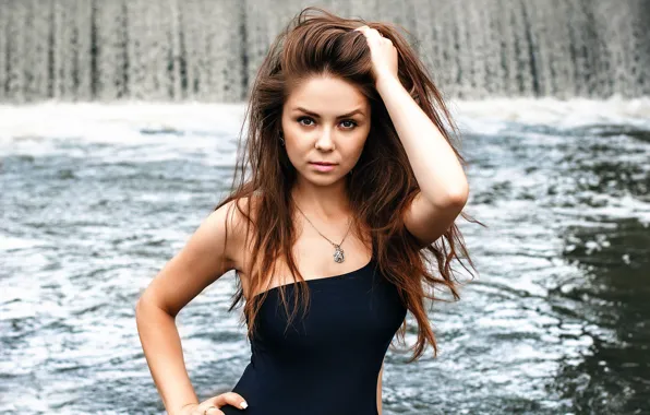 Картинка водопад, губки, Julia