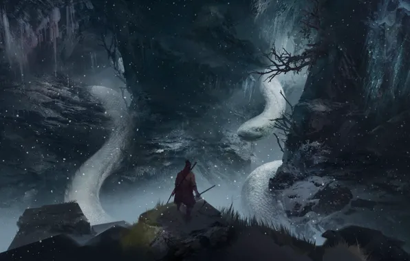 Лес, змея, воин, змей, Sekiro: Shadows Die Twice