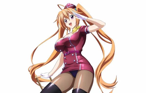 Girl, sexy, lingerie, pantsu, cleavage, panties, thighhighs, long hair