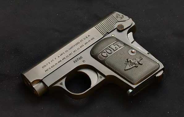 Пистолет, кольт, colt