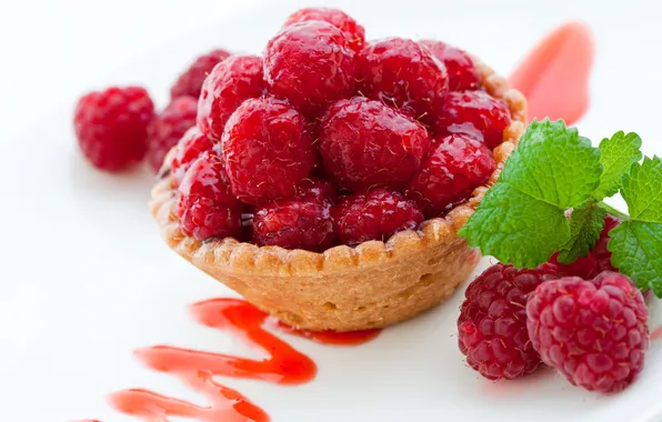 Картинка ягоды, малина, пирожное, fresh, десерт, сладкое, dessert, berries