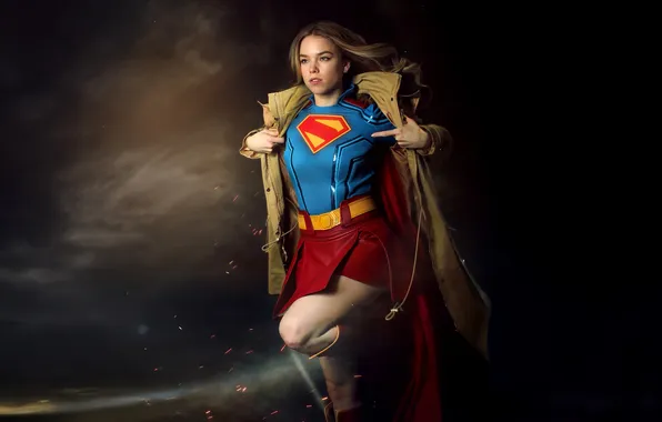 Картинка фильм, фигура, арт, постер, Supergirl, Супергёрл, Кара Зор-Эл, Милли Олкок